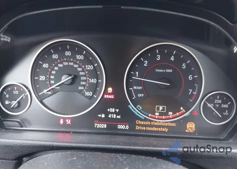 2017 BMW 340I xDrive z USA, uszkodzony, nr VIN WBA8B7C55HK858171